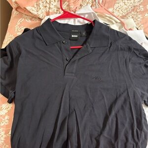 Boss Men's Black Polo Shirt